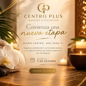 Cartel: comienza una nueva etapa en Centro Plus